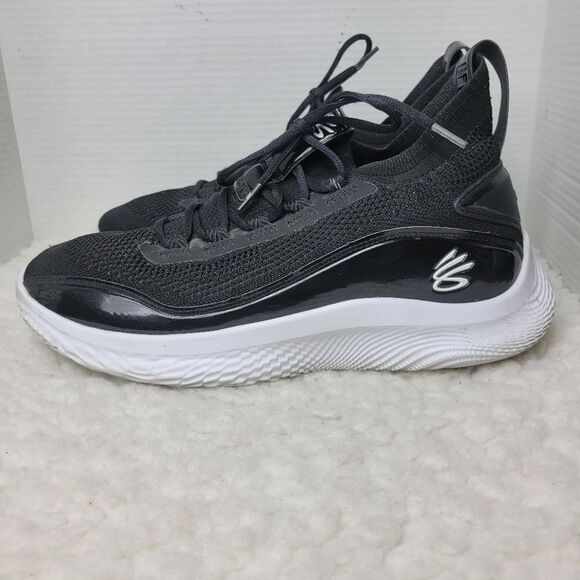 Under Armour Curry Flow 8 Men's Sneaker Size 12 Black White Stephen 3024… - Picture 3 of 11